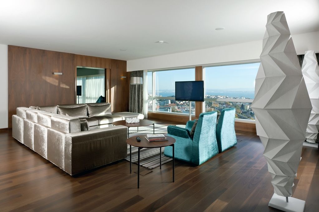 Epic Sana Lisboa Hotel Екстериор снимка A living room in a penthouse apartment
